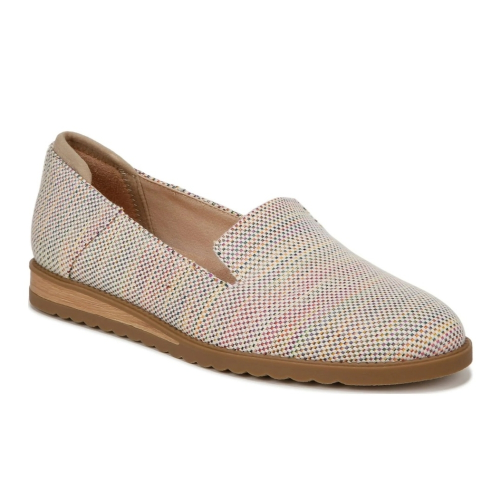 Dr. Scholl's Multicolor Fabric Upper Slip-On Women's Loafer Size 8.5M